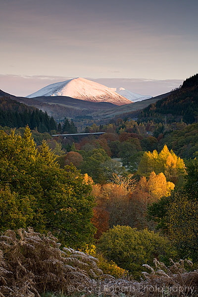 Autumn view near Pitlochry